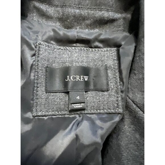 J. Crew | Regent Blazer‎ Wool Gray Size 4 - Picture 7 of 7